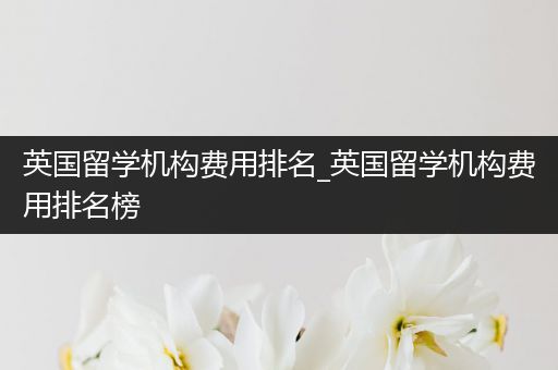 英国留学机构费用排名_英国留学机构费用排名榜