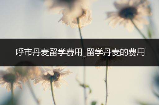 呼市丹麦留学费用_留学丹麦的费用