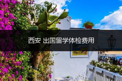 西安 出国留学体检费用