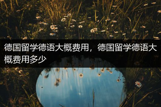 德国留学德语大概费用，德国留学德语大概费用多少