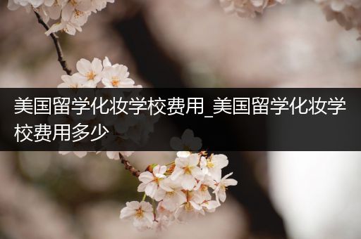 美国留学化妆学校费用_美国留学化妆学校费用多少