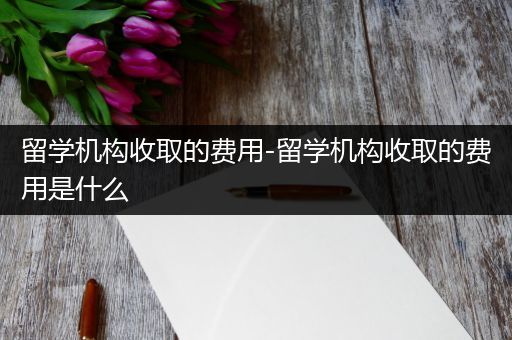 留学机构收取的费用-留学机构收取的费用是什么