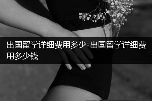 出国留学详细费用多少-出国留学详细费用多少钱