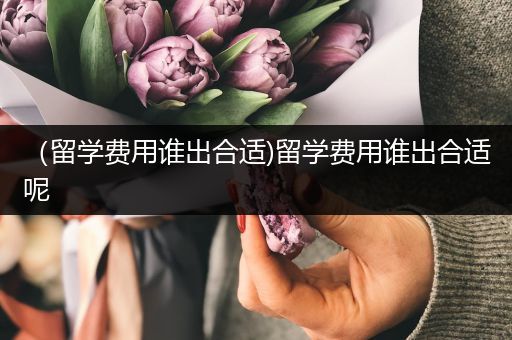 （留学费用谁出合适)留学费用谁出合适呢