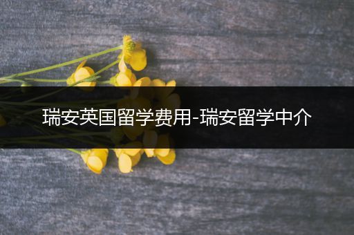 瑞安英国留学费用-瑞安留学中介
