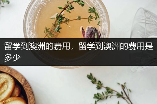 留学到澳洲的费用，留学到澳洲的费用是多少