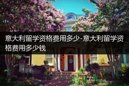 意大利留学资格费用多少-意大利留学资格费用多少钱