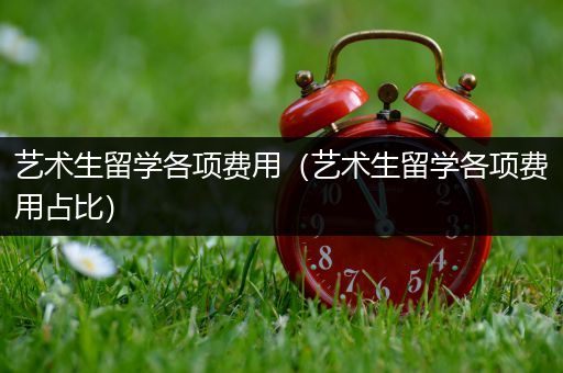 艺术生留学各项费用（艺术生留学各项费用占比）