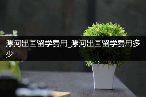 漯河出国留学费用_漯河出国留学费用多少