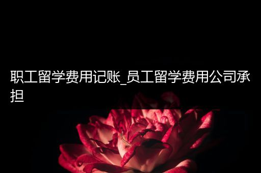 职工留学费用记账_员工留学费用公司承担