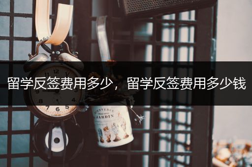 留学反签费用多少，留学反签费用多少钱