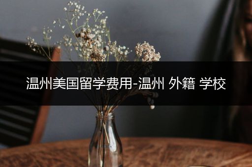 温州美国留学费用-温州 外籍 学校