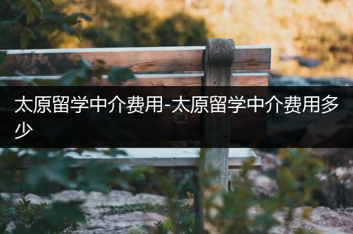 太原留学中介费用-太原留学中介费用多少