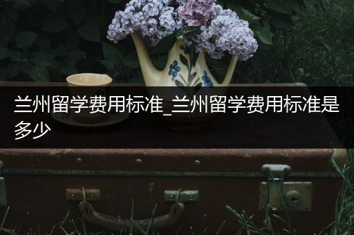 兰州留学费用标准_兰州留学费用标准是多少
