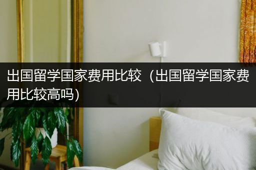 出国留学国家费用比较（出国留学国家费用比较高吗）