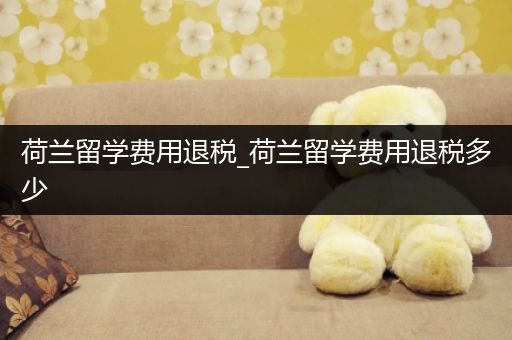 荷兰留学费用退税_荷兰留学费用退税多少