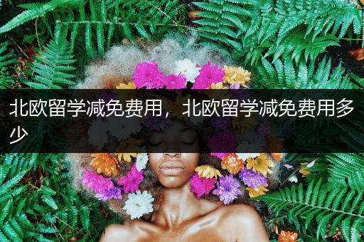 北欧留学减免费用，北欧留学减免费用多少