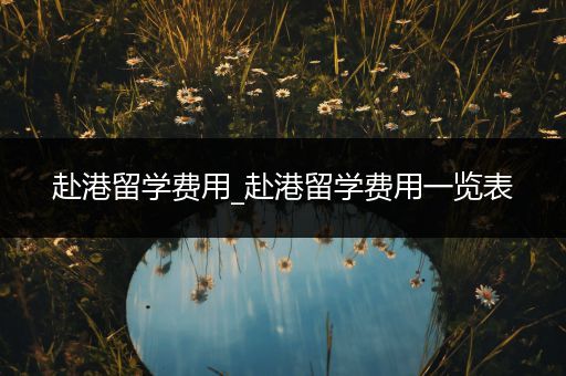 赴港留学费用_赴港留学费用一览表