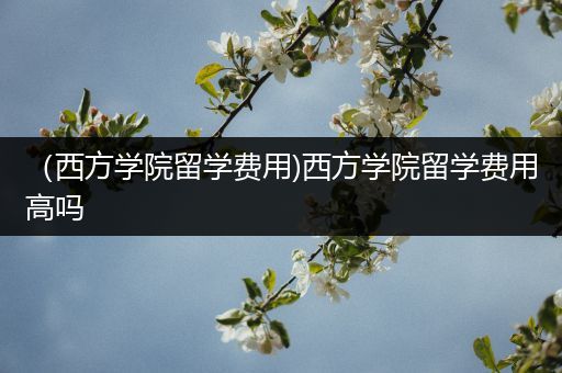 （西方学院留学费用)西方学院留学费用高吗