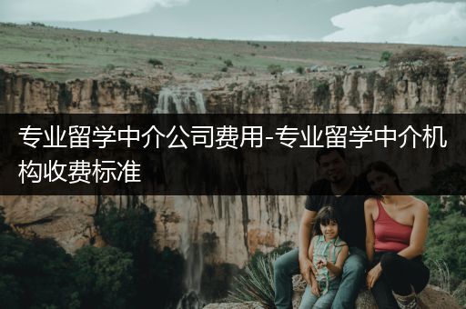 专业留学中介公司费用-专业留学中介机构收费标准