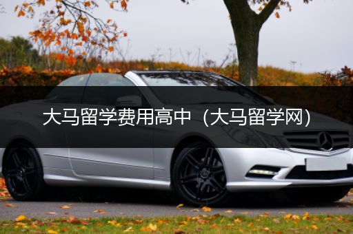 大马留学费用高中（大马留学网）