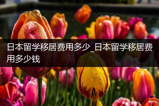 日本留学移居费用多少_日本留学移居费用多少钱