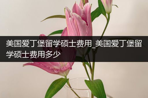 美国爱丁堡留学硕士费用_美国爱丁堡留学硕士费用多少