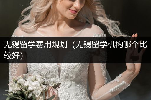 无锡留学费用规划（无锡留学机构哪个比较好）
