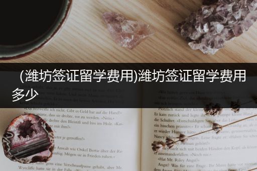 （潍坊签证留学费用)潍坊签证留学费用多少